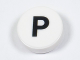 Part No: 98138pb226  Name: Tile, Round 1 x 1 with Black Capital Letter P Pattern