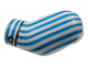 Part No: 981pb300  Name: Arm, Left with Blue Pinstripes, Cuff Pattern