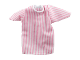 Part No: 99136  Name: Duplo, Doll Cloth Nightdress with Pink Stripes Pattern, no Trim