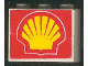 Part No: BA005pb03  Name: Stickered Assembly 3 x 1 x 2 with Shell Logo Pattern on Both Sides (Stickers) - Set 6378 - 2 Brick 1 x 3