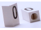 Part No: bb0695pb33  Name: Tile, Modified 1 x 2 x 5/6 Stud Hole in End with Black Capital Letter O Pattern