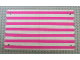 Part No: beltent3  Name: Belville Tent Cloth with Pink Stripes Pattern