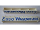 Part No: crssprt01pb44  Name: Brick 1 x 8 without Bottom Tubes with Cross Side Supports with Blue 'Esso Wagenpflege' Long Pattern