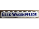 Part No: crssprt01pb86  Name: Brick 1 x 8 without Bottom Tubes with Cross Side Supports with Blue 'Esso Wagenpflege', Bold Letters Pattern