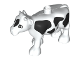 Part No: dupcow1c01pb03  Name: Duplo Cow Adult, Walking, Black Spots