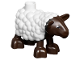 Part No: duplamb01pb01  Name: Duplo Sheep, Lamb with Dark Brown Legs and Head Pattern