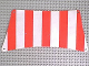 Part No: sailbb05  Name: Cloth Sail 30 x 15 Bottom with Red Thick Stripes Pattern