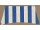 Part No: sailbb21  Name: Cloth Sail 30 x 15 Bottom with Blue Thick Stripes Pattern