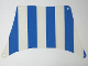 Part No: sailbb22  Name: Cloth Sail 27 x 17 Top with Blue Thick Stripes Pattern