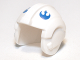 Part No: x164px3  Name: Minifigure, Headgear Helmet SW Rebel Pilot with Blue Rebel Alliance Symbol Pattern