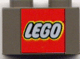 Part No: 3004px8  Name: Brick 1 x 2 with Lego Logo in Red Square Pattern