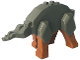Part No: 30461c01  Name: Dinosaur Body Triceratops with Dark Orange Legs (30461 / 30462)