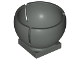 Part No: 44358  Name: Cylinder Hemisphere 3 x 3 Ball Turret Socket with 2 x 2 Base
