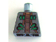 Part No: 973pb0048  Name: Torso Aquazone Stingray with Green Rectangles and Spikes, Copper Armor Pattern
