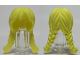 Part No: 13784  Name: Minifigure, Hair Female Long with Braided Pigtails