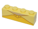 Part No: 3010pb203  Name: Brick 1 x 4 with Yellow Necklace Pattern [Belle]