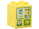 Part No: 31110pb192  Name: Duplo, Brick 2 x 2 x 2 with Cash Register, Buttons, Receipt, '3.00' and Contactless Payment Pattern