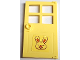 Part No: 60623pb11  Name: Door 1 x 4 x 6 with 4 Panes and Stud Handle with Bunny / Rabbit Head Pattern (Sticker) - Set 40449