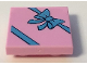 Part No: 11203pb013  Name: Tile, Modified 2 x 2 Inverted with Gift Wrap Medium Blue Bow Pattern