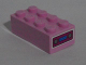 Part No: 3001pb111  Name: Brick 2 x 4 with Car Radio Pattern on End (Sticker) - Set 71006