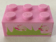 Part No: 3002pb35  Name: Brick 2 x 3 with Grass and Hearts Pattern (Sticker) - Set 7586