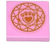 Part No: 3068pb0986  Name: Tile 2 x 2 with Gold Paw Print with Heart and Circular Geometric Pattern (Sticker) - Set 41142