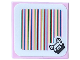 Part No: 3068pb1915  Name: Tile 2 x 2 with Super Mario Scanner Code Para-Biddybud Pattern (Sticker) - Sets 71402 / 71437