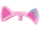 Part No: 4039pb02  Name: Friends Accessories Cat Ears with Bright Pink Auricles and Metallic Light Blue Tip on Left Ear Pattern