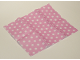 Part No: blankie03pb12  Name: Duplo, Cloth Blanket 8 x 10 cm with White Polka Dots Pattern