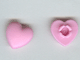 Part No: clikits027u  Name: Clikits, Icon Heart 2 x 2 Small with Pin (Undetermined Type)