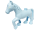 Part No: 1376pb07  Name: Duplo Horse with Light Aqua Eyes Pattern (Nokk)