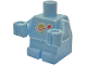Part No: 25128pb010  Name: Body Baby / Toddler with Fixed Arms with Classic Space Logo Pattern