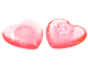 Part No: 46277  Name: Clikits, Icon Heart 2 x 2 Small with Pin, Polished (Transparent Colors Only)