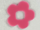 Part No: 46464  Name: Clikits, Icon Accent Rubber Flower 5 Petals 2 7/8 x 2 7/8