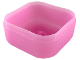 Part No: 51462  Name: Clikits Container, Square Box with Hole - Bottom