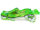 Part No: 11112pb03  Name: Flywheel Fairing Crocodile Shape with Silver Crocodile Pattern (70112)