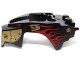 Part No: 11110pb06  Name: Flywheel Fairing Lion Shape with Gold Armor and Red Flames Pattern (70140)