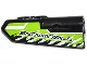 Part No: 11947pb009  Name: Technic, Panel Fairing #22 Very Small Smooth, Side A with 'SNOWMOBILE' and Black and White Splatters Pattern (Sticker) - Set 42021