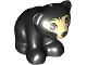 Part No: 14732pb05  Name: Bear, Friends / Elves, Baby Cub, Sitting with Black Nose, Nougat Eyes and Tan Muzzle Pattern