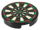 Part No: 14769pb024  Name: Tile, Round 2 x 2 with Bottom Stud Holder with Dart Board Pattern
