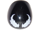 Part No: 21560pb07  Name: Large Figure Armor, Round, Smooth with White Venom Eyes Pattern