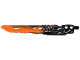 Part No: 24165pb05  Name: Bionicle Weapon Protector Sword with Marbled Orange Pattern