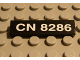 Part No: 2431pb0031  Name: Tile 1 x 4 with 'CN 8286' Pattern (Sticker) - Set 8286
