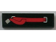 Part No: 2431pb0376L  Name: Tile 1 x 4 with Red Seat Harness Strap Pattern Model Left Side (Sticker) - Set 8156