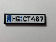 Part No: 2431pb0613  Name: Tile 1 x 4 with 'HG CT 487' on White Background Pattern (Sticker) - Set 10242