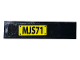 Part No: 2431pb0653  Name: Tile 1 x 4 with 'MJS71' Pattern (Sticker) - Set 75929
