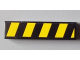 Part No: 2431pb275L  Name: Tile 1 x 4 with Black and Yellow Danger Stripes Pattern Model Left Side (Sticker) - Set 8295