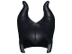 Part No: 24636  Name: Minifigure, Headgear Head Top with Widow's Peak and 2 Large Curved Segmented Horns (Maleficent)