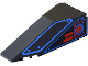 Part No: 2507pb04  Name: Windscreen 10 x 4 x 2 1/3 Canopy with Blue Outlines and Red Square Pattern
