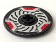 Part No: 2723pb001  Name: Technic, Disk 3 x 3 with Disk Brake Red Caliper Pattern (Sticker) - Set 8520